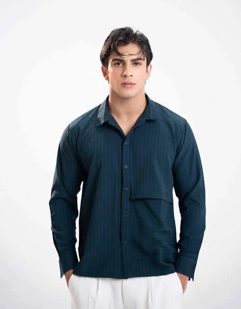 MEN’S BUTTON DOWN SHIRT WITH FLAP POCKET